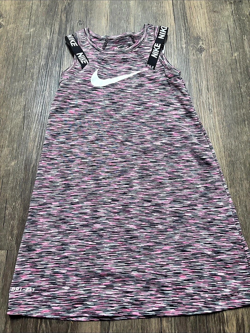 Nike Dri-FIT dress in Black & Pink
